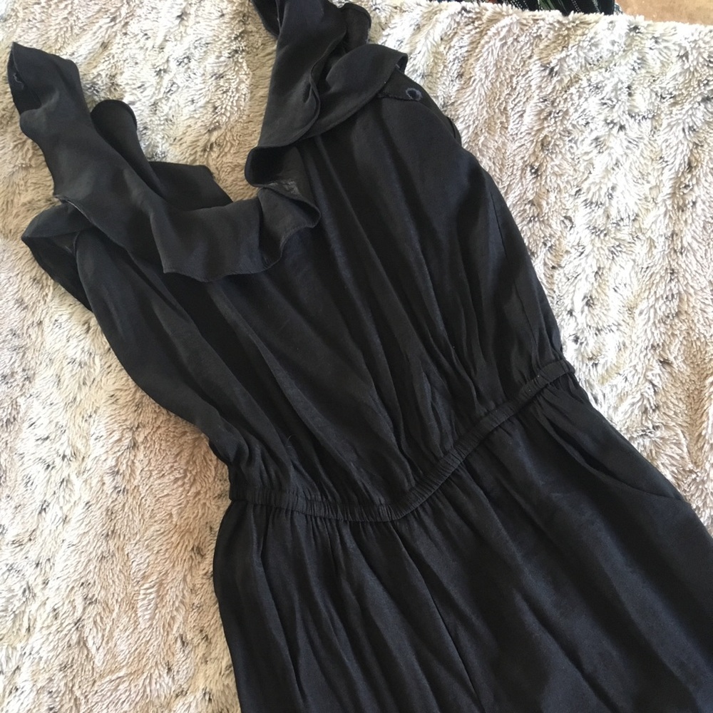 Black pants romper